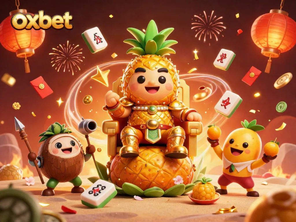 Experience thrilling gameplay at OXBET with engaging 3D visuals of the casino scene.